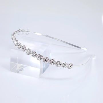 Swarovski Crystals Glimmer Grace Headband, Hair Vine Headband, Bridal Hair, Rhinestone Delicate Headband.